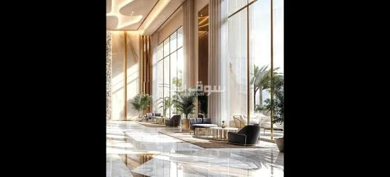 شقه للبيع غرفه و صاله بمسبح خاص في بحيرات ابراج جميرا - 2