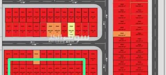 للبيع 10 قطع اراضي تاون هاوس في الحليو 2 مطلوب في القطعه 410 شامل رسومً التسجيل