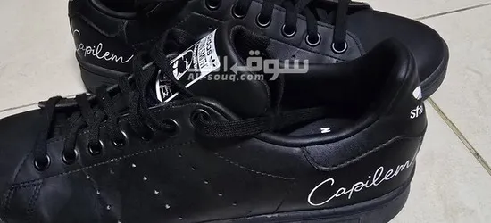 حذاء اديداس بحالة جيده .الون اسود .المقاس 40 - 2