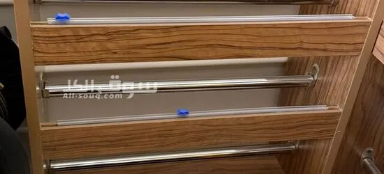 منظم للقصدير وورق الزبدة والبلاستيك