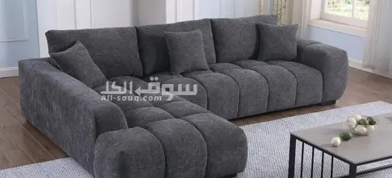 Luxury Oversized L-Shaped Chenille Chaise Lounge Sectional Sofa