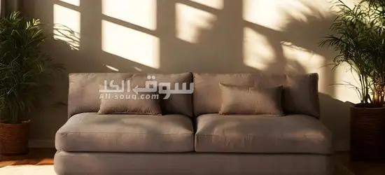 Solara Taupe Low-Profile Sofa