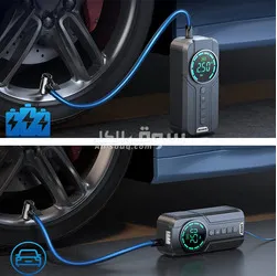 ضاغط هواء محمول لإطارات السيارات . , Portable Air Compressor for Cars.. Delivery availability - 3
