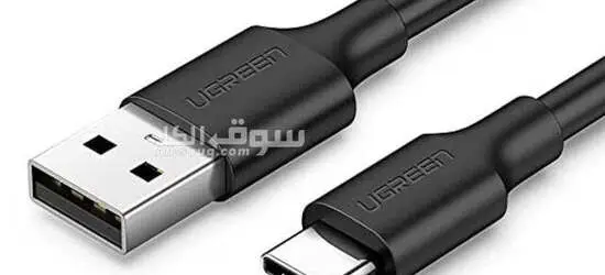 كابل شحن سريع بجلد قوي بمنفذ USB-C، متوافق مع جميع الأجهزة، نوع Type-C - 5
